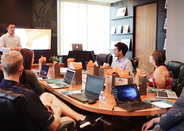 Vertex Digital team in a strategy meeting